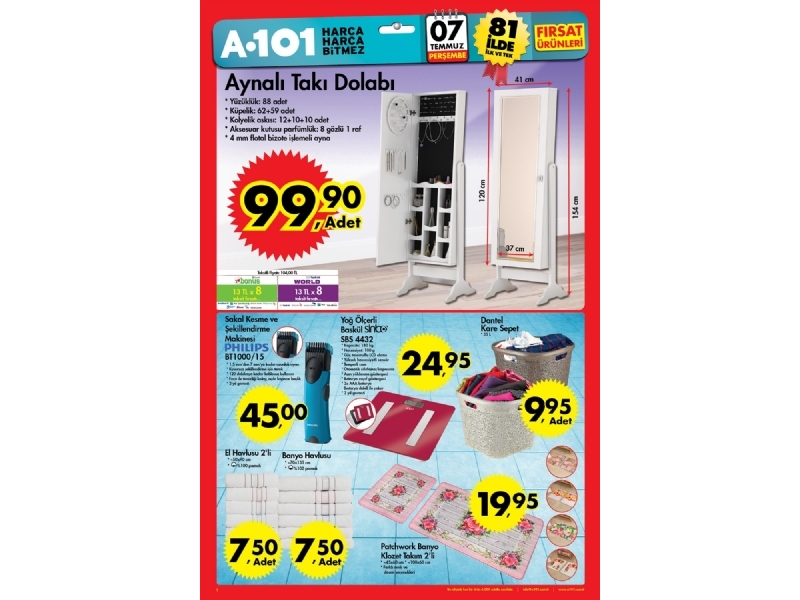 A101 7 Temmuz Frsat rnleri - 1