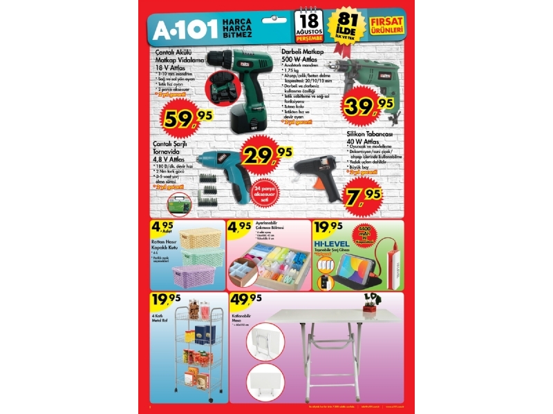 A101 18 Austos Frsat rnleri - 4
