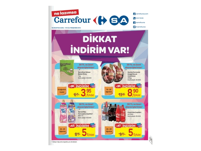 CarrefourSA 19 Austos - 1 Eyll Katalou - 1