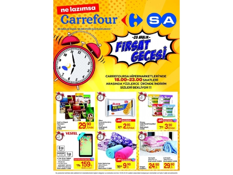 CarrefourSA 23 Aralk Frsat Gecesi - 1