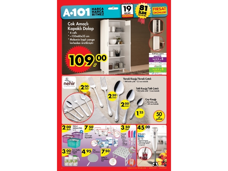 A101 19 Ocak Frsat rnleri - 2