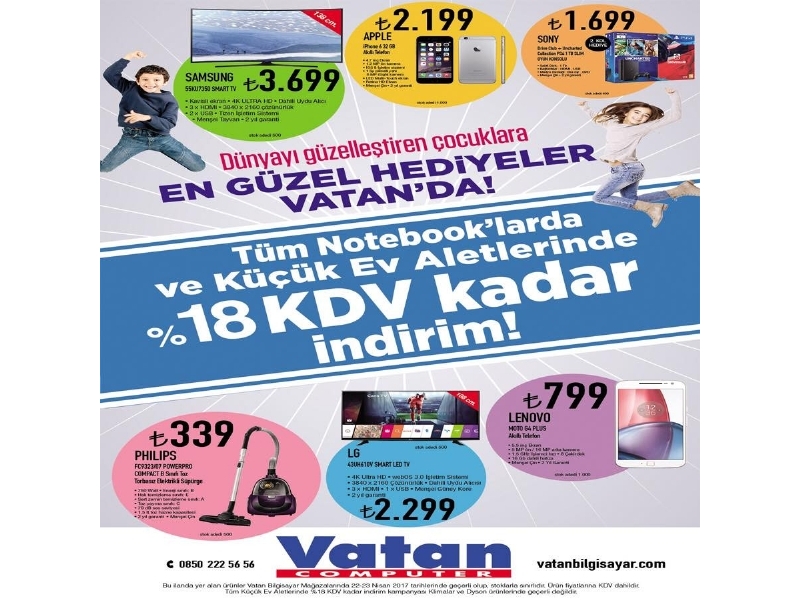 Vatan Bilgisayar 22 - 23 Nisan - 2