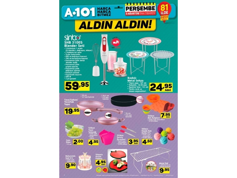 A101 3 Austos Aldn Aldn - 3