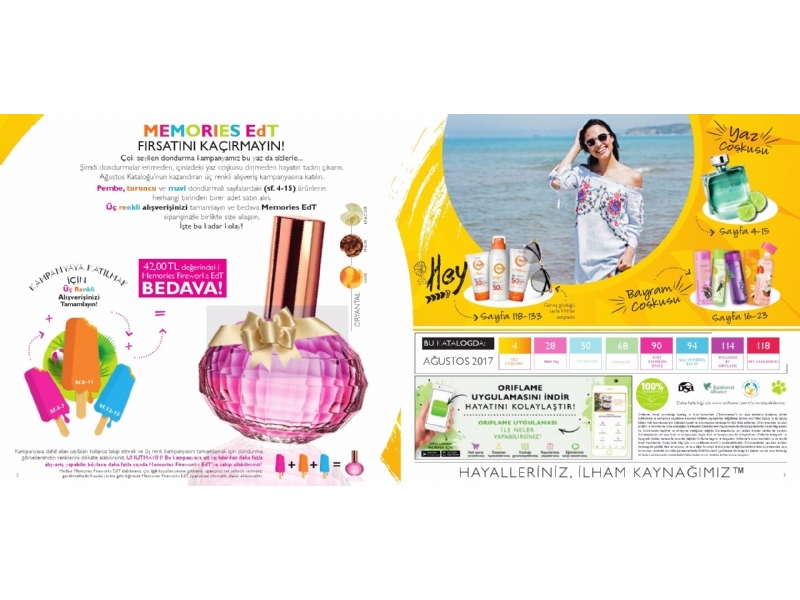 Oriflame Austos 2017 - 2