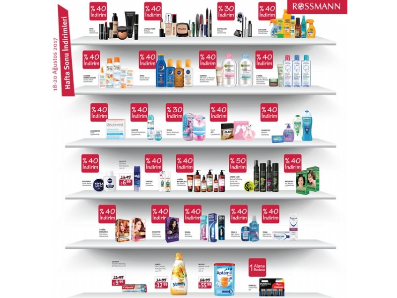 Rossmann 18-20 Austos Hafta Sonu