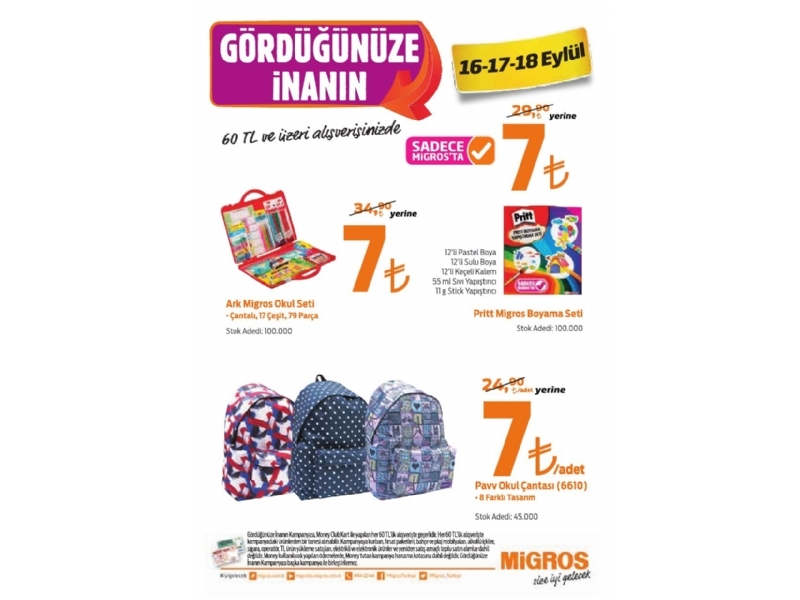 Migros Krtasiye rnleri - 2