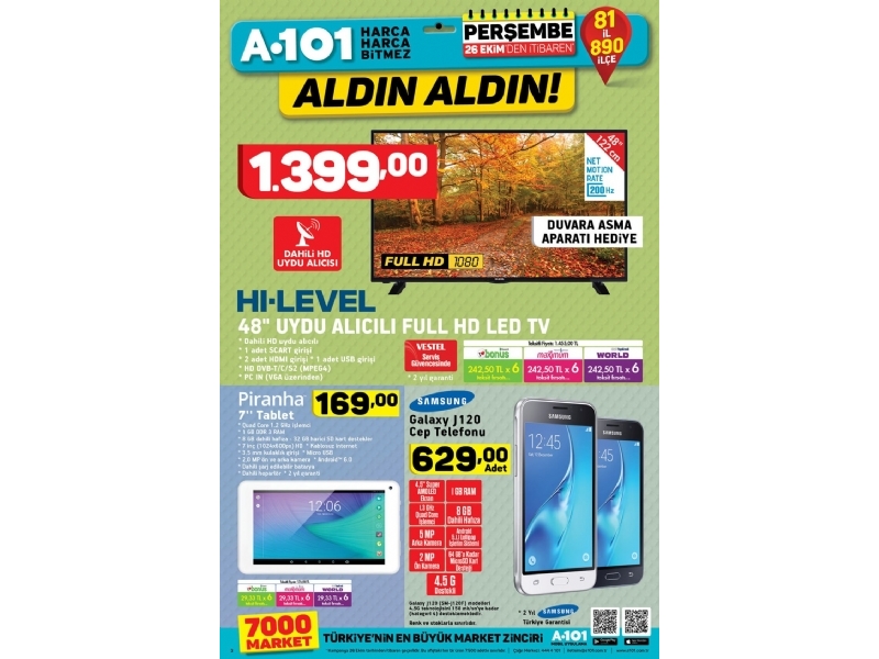 A101 26 Ekim Aldn Aldn - 1