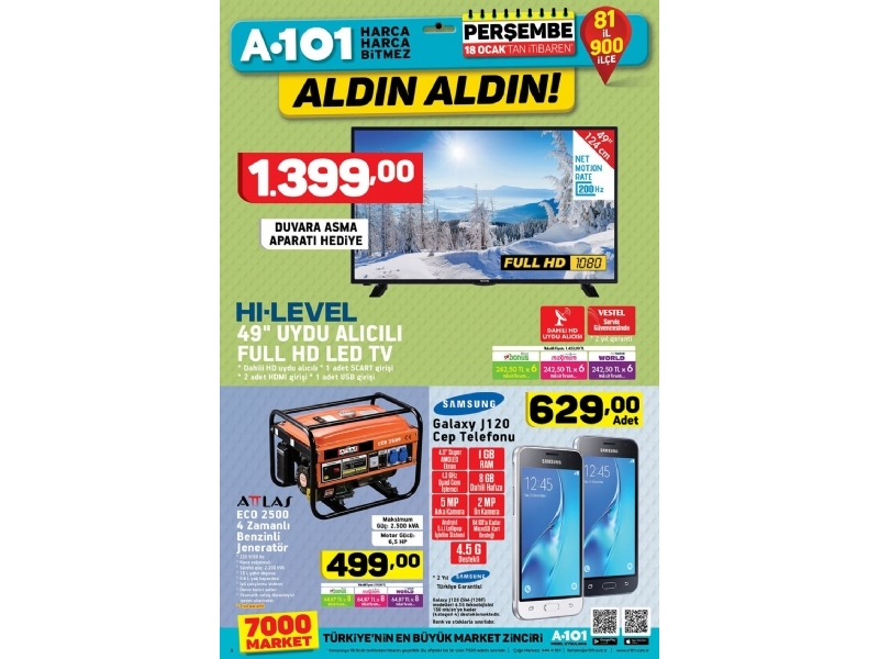 A101 18 Ocak Aldn Aldn - 1