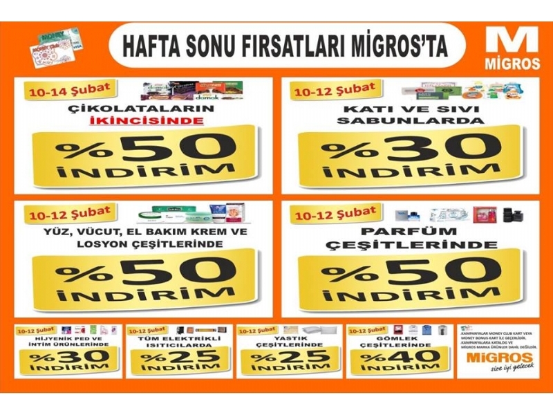 Migros Hafta Sonu 10 - 12 ubat