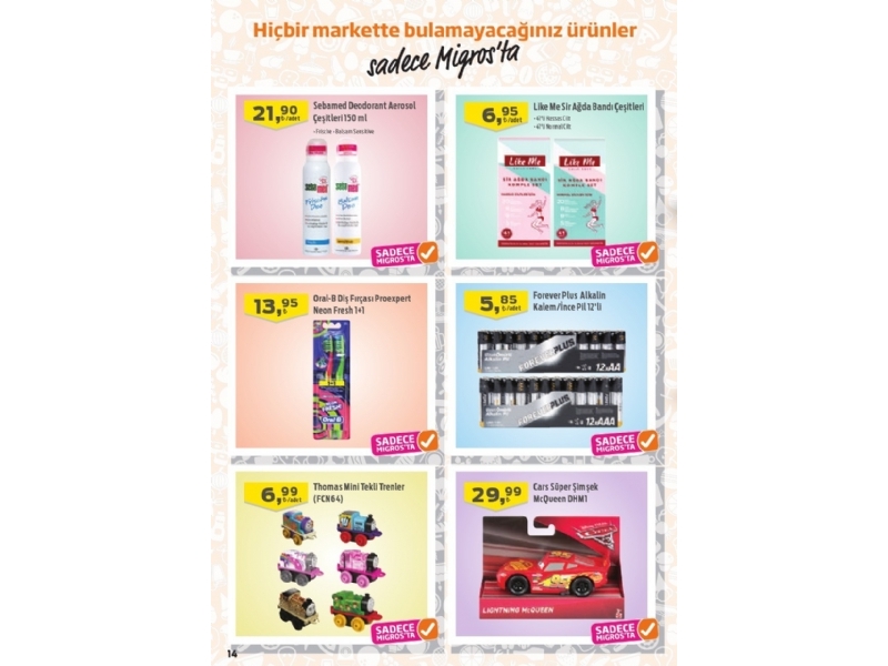 Migros 29 Mart - 11 Nisan Migroskop - 14