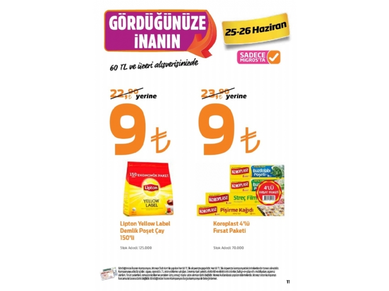 Migros 21 Haziran - 4 Temmuz Migroskop - 11