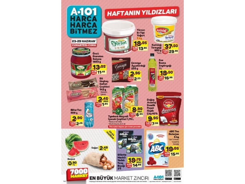 A101 23 - 29 Haziran Haftann Yldzlar - 1