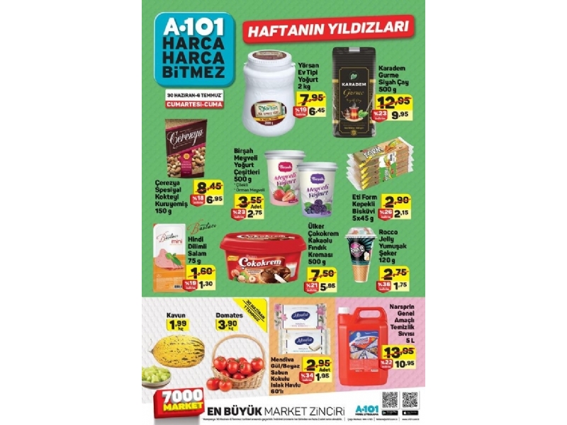 A101 30 Haziran - 6 Temmuz Haftann Yldzlar - 1