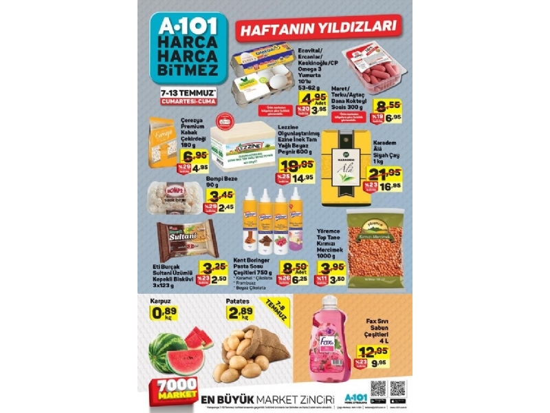 A101 7 - 13 Temmuz Haftann Yldzlar - 1