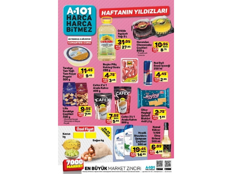 A101 28 Temmuz - 3 Austos Haftann Yldzlar - 1