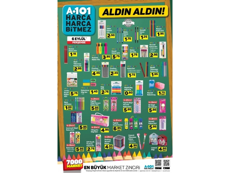 A101 6 Eyll Krtasiye rnleri - 2