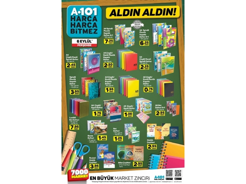 A101 6 Eyll Krtasiye rnleri - 1