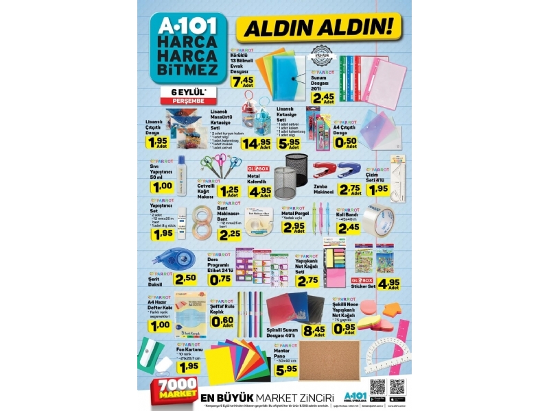 A101 6 Eyll Krtasiye rnleri - 3