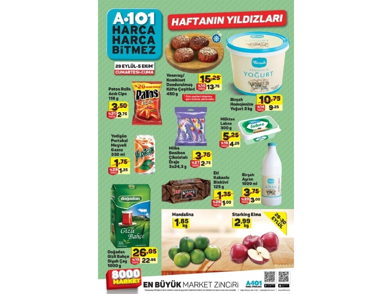 A101 29 Eyll - 5 Ekim Haftann Yldzlar - 1