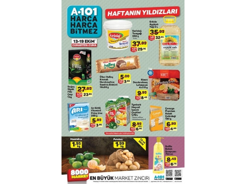 A101 13 - 19 Ekim Haftann Yldzlar - 1