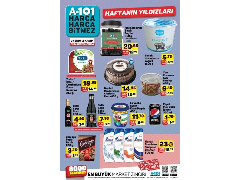 A101 27 Ekim - 2 Kasm Haftann Yldzlar - 1