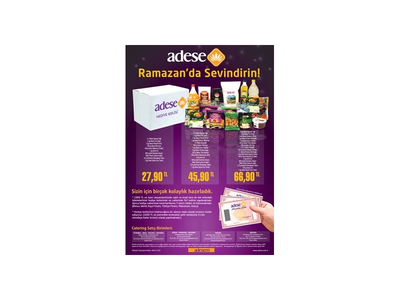 Adese Ramazan Erzak Paketleri