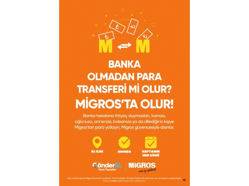 Migros 31 Ocak - 13 ubat Migroskop - 15