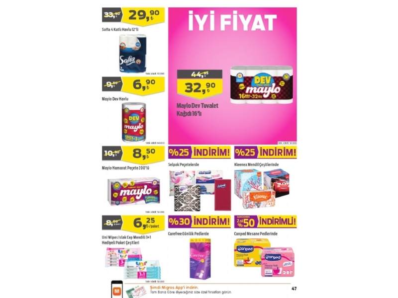 Migros 28 ubat - 13 Mart Migroskop - 47