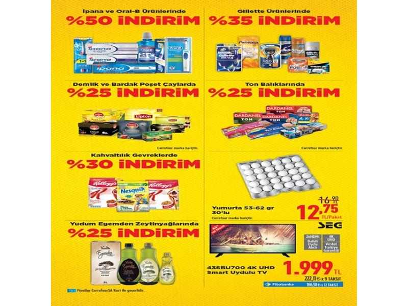 CarrefourSA 29 Mart - 1 Nisan Hafta Sonu