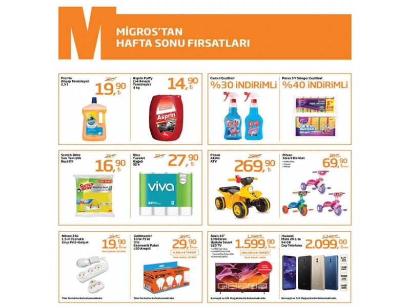 Migros Hafta Sonu 30 - 31 Mart 2019 - 1