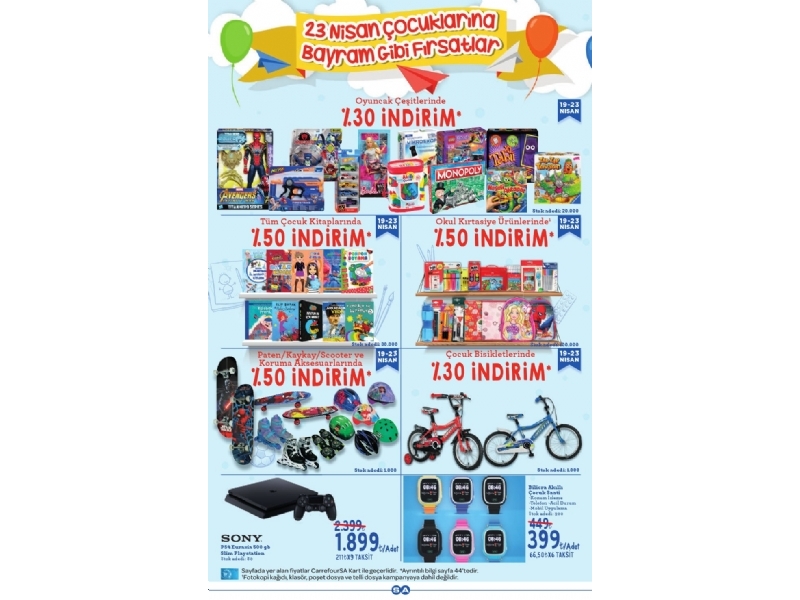 CarrefourSA 23 Nisan ocuk Bayram 2019 - 1