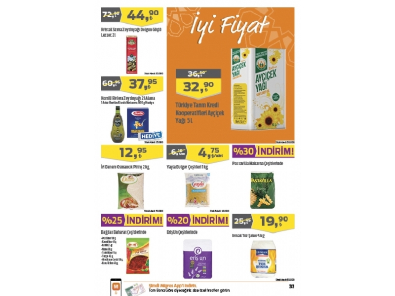 Migros 30 Mays - 12 Haziran ndirimleri - 33