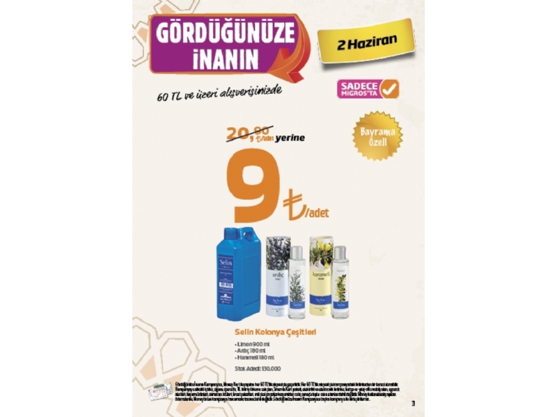 Migros 30 Mays - 12 Haziran ndirimleri - 3