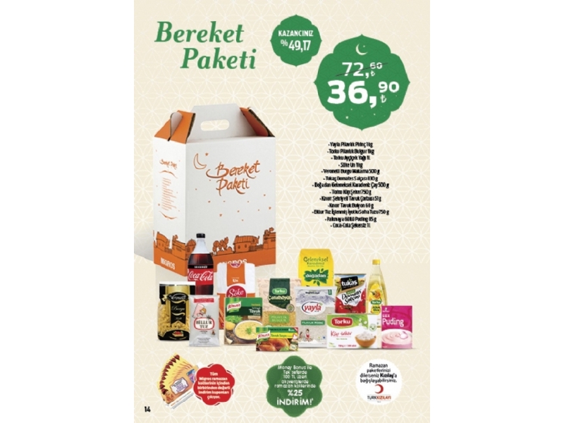 Migros 30 Mays - 12 Haziran ndirimleri - 14