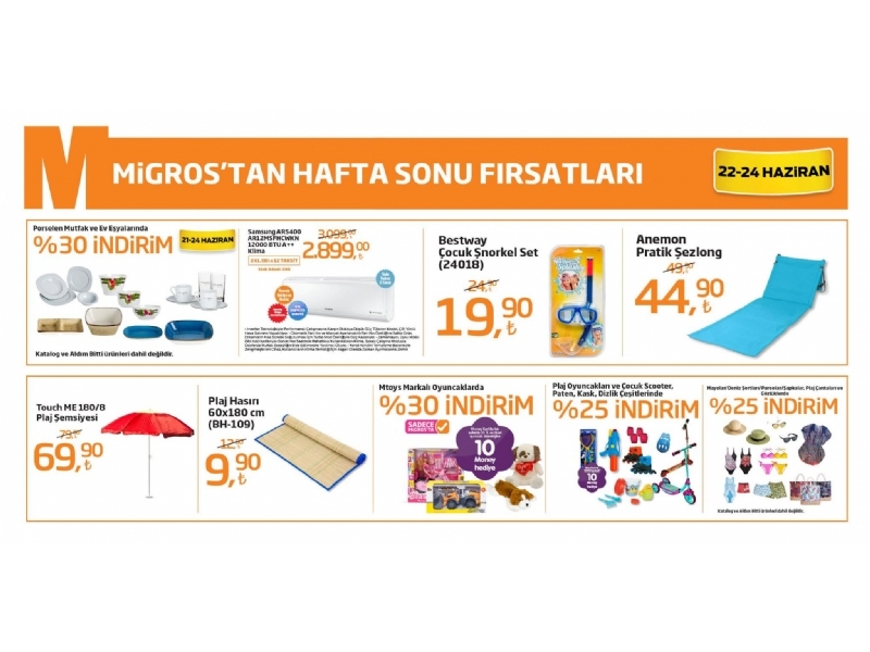 Migros Hafta Sonu 22 Haziran - 3