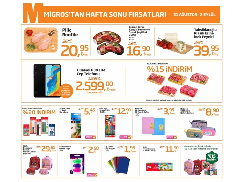 Migros Hafta Sonu 31 Austos - 2 Eyll