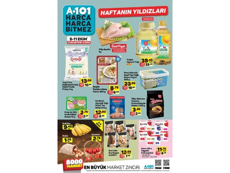 A101 5 - 11 Ekim Haftann Yldzlar - 1