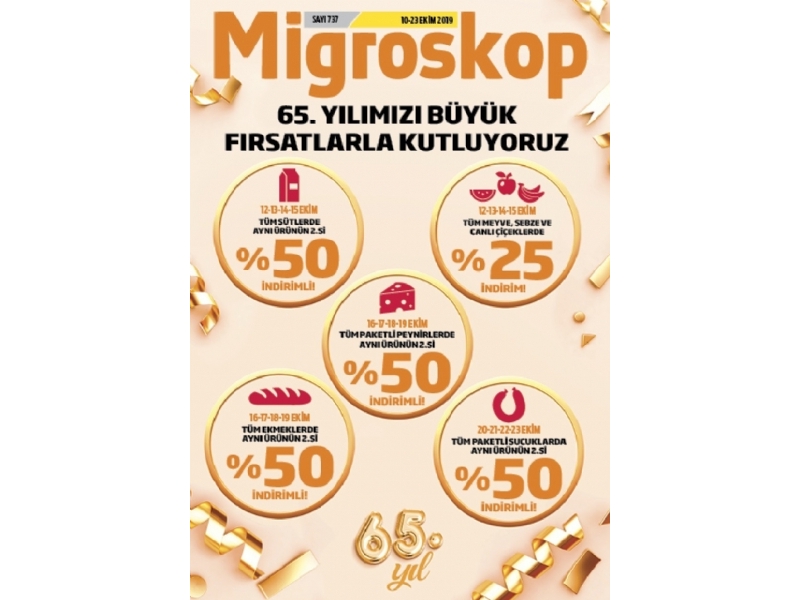 Migros 10 - 23 Ekim Migroskop Dergisi - 1