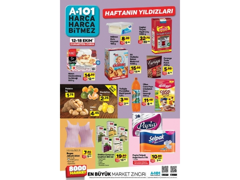 A101 12 - 18 Ekim Haftann Yldzlar - 1