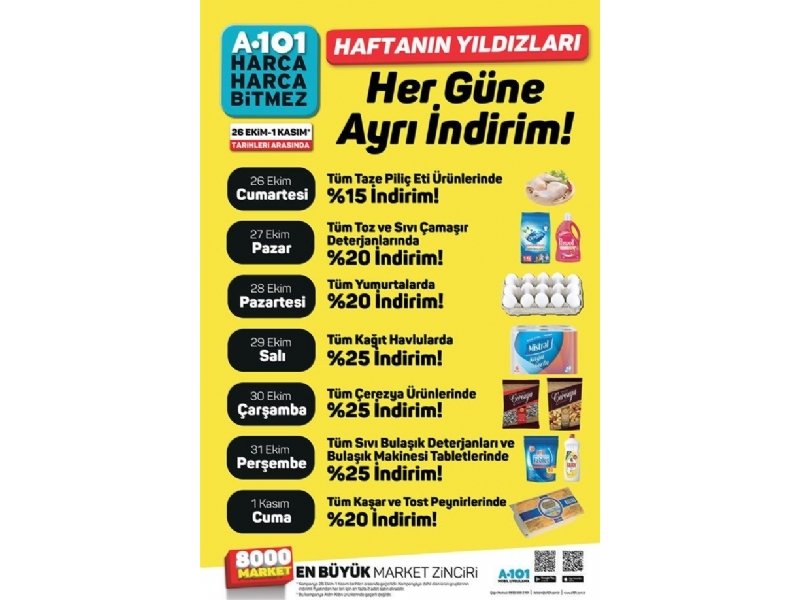 A101 26 Ekim - 1 Kasm Haftann Yldzlar - 3