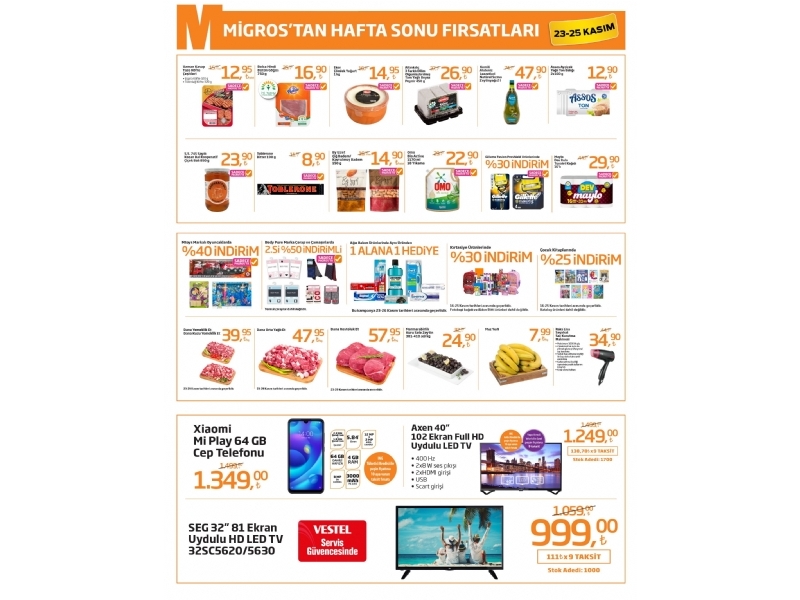 Migros Hafta Sonu 23 - 25 Kasm