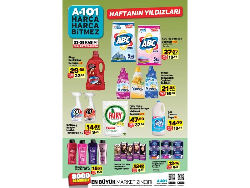 A101 23 - 29 Kasm Haftann Yldzlar - 2