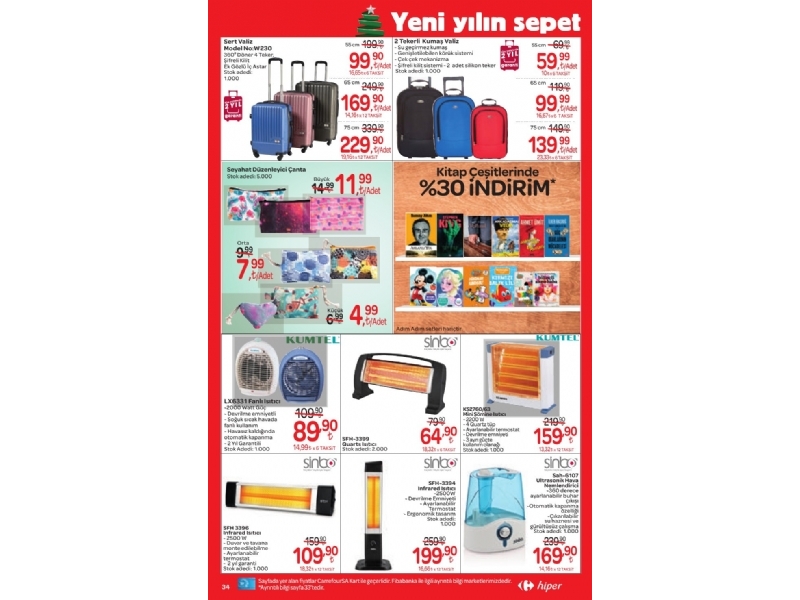 CarrefourSA 18 Aralk - 2 Ocak Ylba Katalou - 34