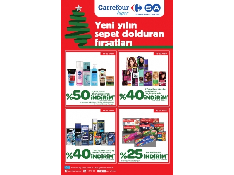 CarrefourSA 18 Aralk - 2 Ocak Ylba Katalou - 1