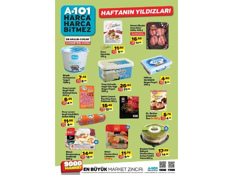 A101 28 Aralk - 3 Ocak Haftann Yldzlar - 1