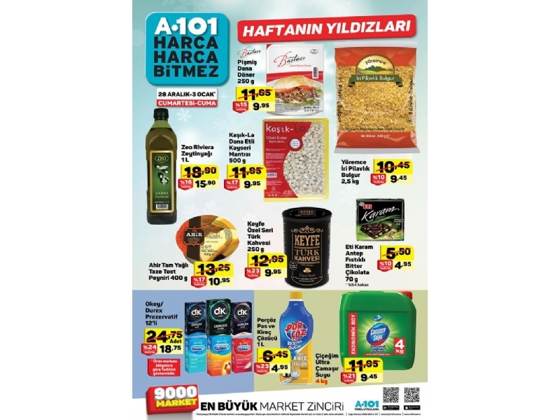 A101 28 Aralk - 3 Ocak Haftann Yldzlar - 2