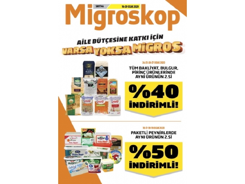 Migros 16 - 29 Ocak Migroskop - 1