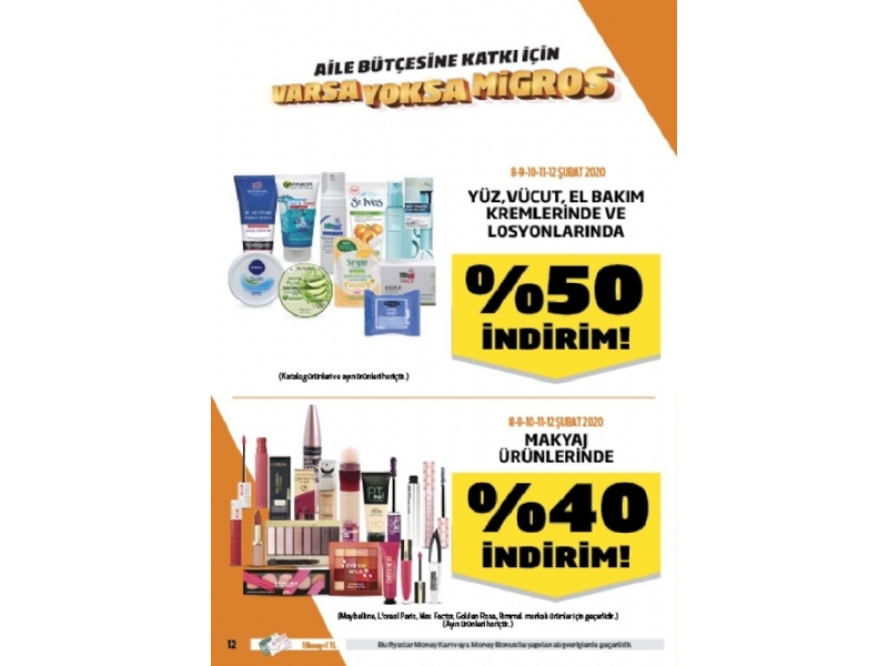 Migros 30 Ocak - 12 ubat Migroskop - 12