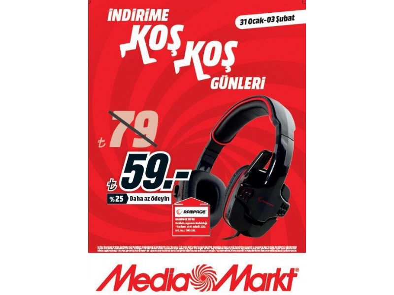 Media Markt ndirime Ko Ko 31 Ocak - 3