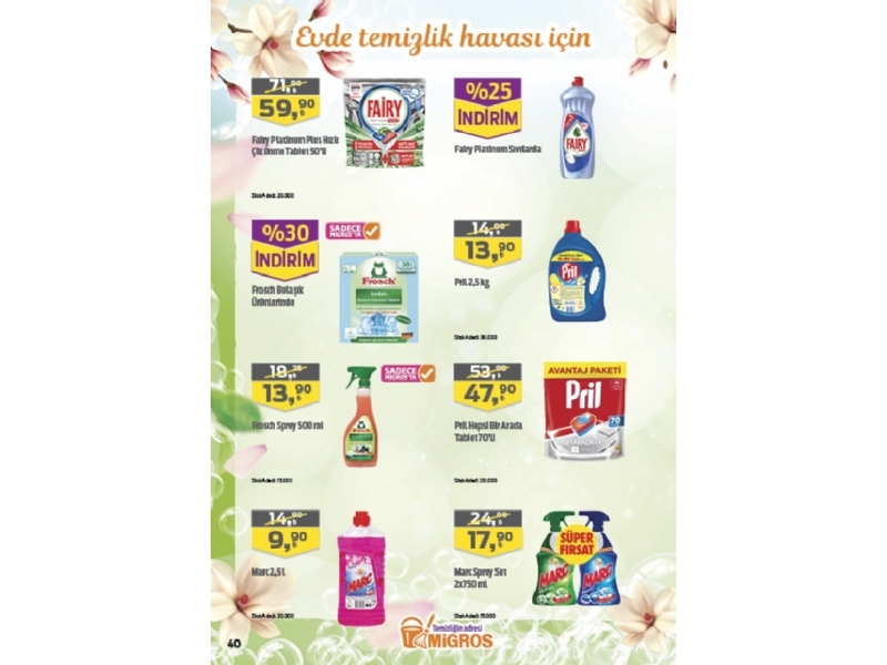 Migros 12 - 25 Mart Migroskop - 40